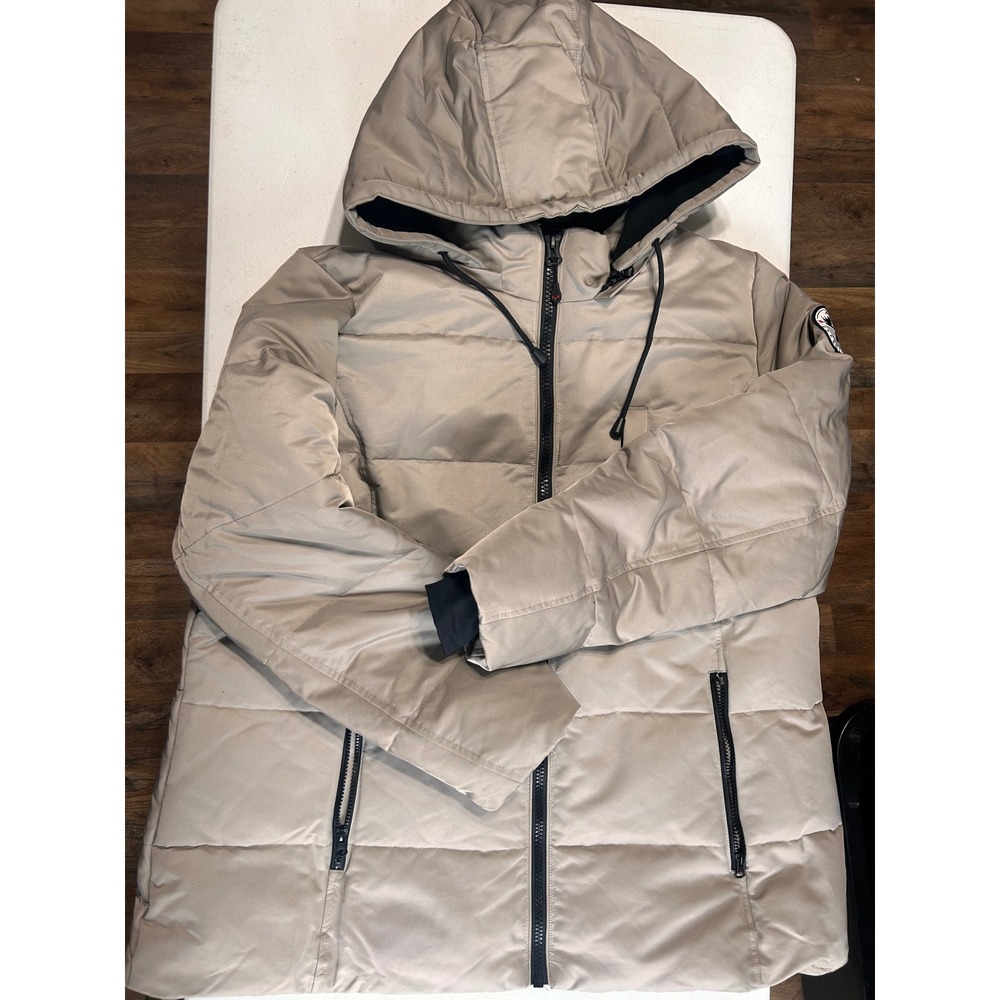 Arctic‎ Expedition Puffer Jacket Hooded Quilted Tan XL